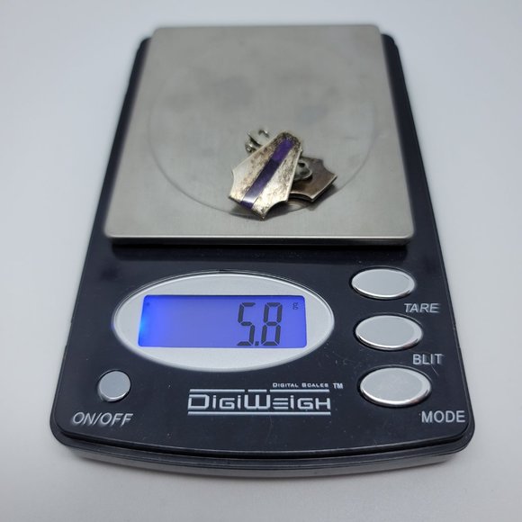 Sterling & Sugilite Earrings by Ray Tracey - Picture 4 of 4